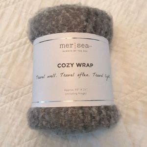 Mersea cozy gray wrap new with tag
